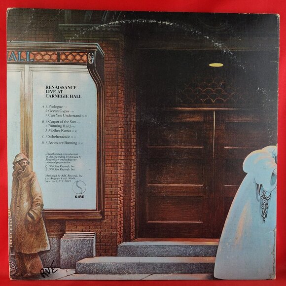 Renaissance – Live At Carnegie Hall (1976) Vinyl LP - Picture 2 of 3